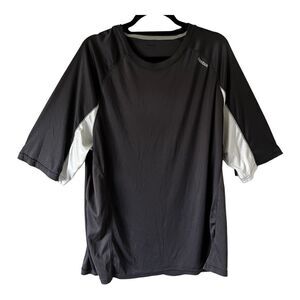 Adidas Men’s Short Sleeve Black/White Sportswear T- Shirt Size XXL